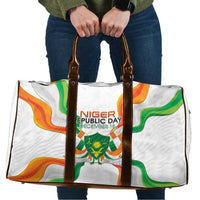 Niger Republic Day Travel Bag Coat Of Arms With Flag - Wonder Print Shop