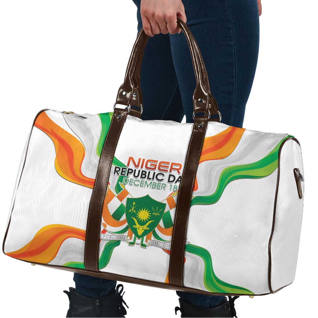 Niger Republic Day Travel Bag Coat Of Arms With Flag - Wonder Print Shop