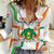 Personalized Niger Republic Day Women Casual Shirt Coat Of Arms With Flag - Wonder Print Shop