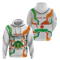 Personalized Niger Republic Day Zip Hoodie Coat Of Arms With Flag - Wonder Print Shop