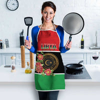 Libya Independence Day Apron Pomegranate Blossom With Libyan Seal - Wonder Print Shop