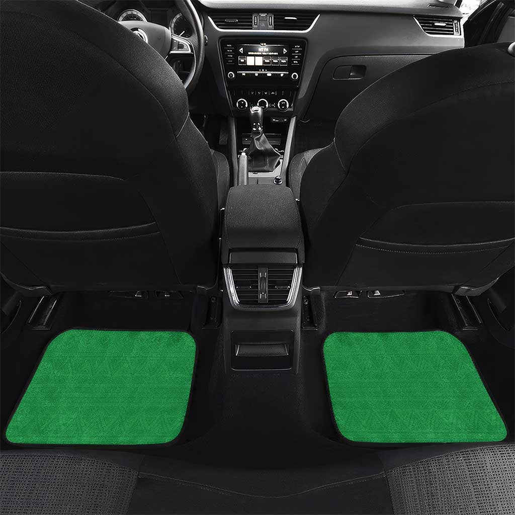 Personalized Libya Independence Day Car Mats Pomegranate Blossom With Libyan Seal - Wonder Print Shop