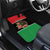 Personalized Libya Independence Day Car Mats Pomegranate Blossom With Libyan Seal - Wonder Print Shop