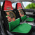 Libya Independence Day Car Seat Cover Pomegranate Blossom With Libyan Seal - Wonder Print Shop