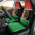 Libya Independence Day Car Seat Cover Pomegranate Blossom With Libyan Seal - Wonder Print Shop