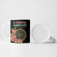 Personalized Libya Independence Day Ceramic Mug Pomegranate Blossom With Libyan Seal - Wonder Print Shop
