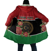 Personalized Libya Independence Day Cloak Pomegranate Blossom With Libyan Seal - Wonder Print Shop