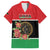 Personalized Libya Independence Day Family Matching Long Sleeve Bodycon Dress and Hawaiian Shirt Pomegranate Blossom With Libyan Seal - Wonder Print Shop