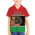 Personalized Libya Independence Day Family Matching Long Sleeve Bodycon Dress and Hawaiian Shirt Pomegranate Blossom With Libyan Seal - Wonder Print Shop