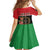Personalized Libya Independence Day Family Matching Off Shoulder Short Dress and Hawaiian Shirt Pomegranate Blossom With Libyan Seal - Wonder Print Shop