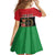 Personalized Libya Independence Day Family Matching Short Sleeve Bodycon Dress and Hawaiian Shirt Pomegranate Blossom With Libyan Seal - Wonder Print Shop