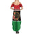 Personalized Libya Independence Day Family Matching Summer Maxi Dress and Hawaiian Shirt Pomegranate Blossom With Libyan Seal - Wonder Print Shop