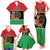 Personalized Libya Independence Day Family Matching Tank Maxi Dress and Hawaiian Shirt Pomegranate Blossom With Libyan Seal - Wonder Print Shop