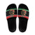 Libya Independence Day Slide Sandals Pomegranate Blossom With Libyan Seal - Wonder Print Shop