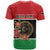 Personalized Libya Independence Day T Shirt Pomegranate Blossom With Libyan Seal - Wonder Print Shop