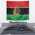 Libya Independence Day Tapestry Pomegranate Blossom With Libyan Seal - Wonder Print Shop