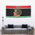 Libya Independence Day Tapestry Pomegranate Blossom With Libyan Seal - Wonder Print Shop