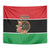 Libya Independence Day Tapestry Pomegranate Blossom With Libyan Seal - Wonder Print Shop