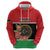 Personalized Libya Independence Day Zip Hoodie Pomegranate Blossom With Libyan Seal - Wonder Print Shop