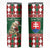 Personalised Slovakia Christmas Skinny Tumbler Brown Bear Mix Argyle Pattern - Wonder Print Shop