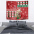 Slovakia Christmas Tapestry Brown Bear Mix Argyle Pattern - Wonder Print Shop
