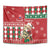 Slovakia Christmas Tapestry Brown Bear Mix Argyle Pattern - Wonder Print Shop