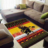 Personalised Germany Christmas Area Rug Merry Krampus - Wonder Print Shop