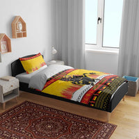 Personalised Germany Christmas Bedding Set Merry Krampus - Wonder Print Shop