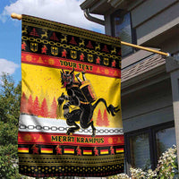 Personalised Germany Christmas Garden Flag Merry Krampus - Wonder Print Shop
