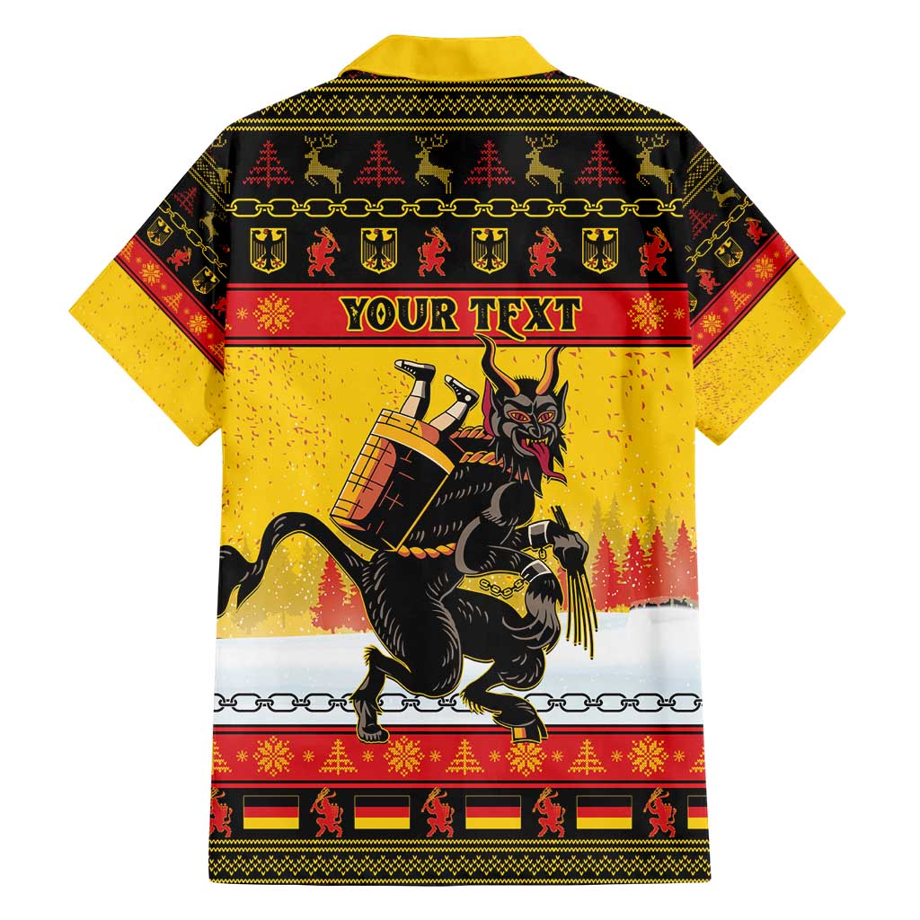 Personalised Germany Christmas Hawaiian Shirt Merry Krampus - Wonder Print Shop