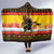 Personalised Germany Christmas Hooded Blanket Merry Krampus