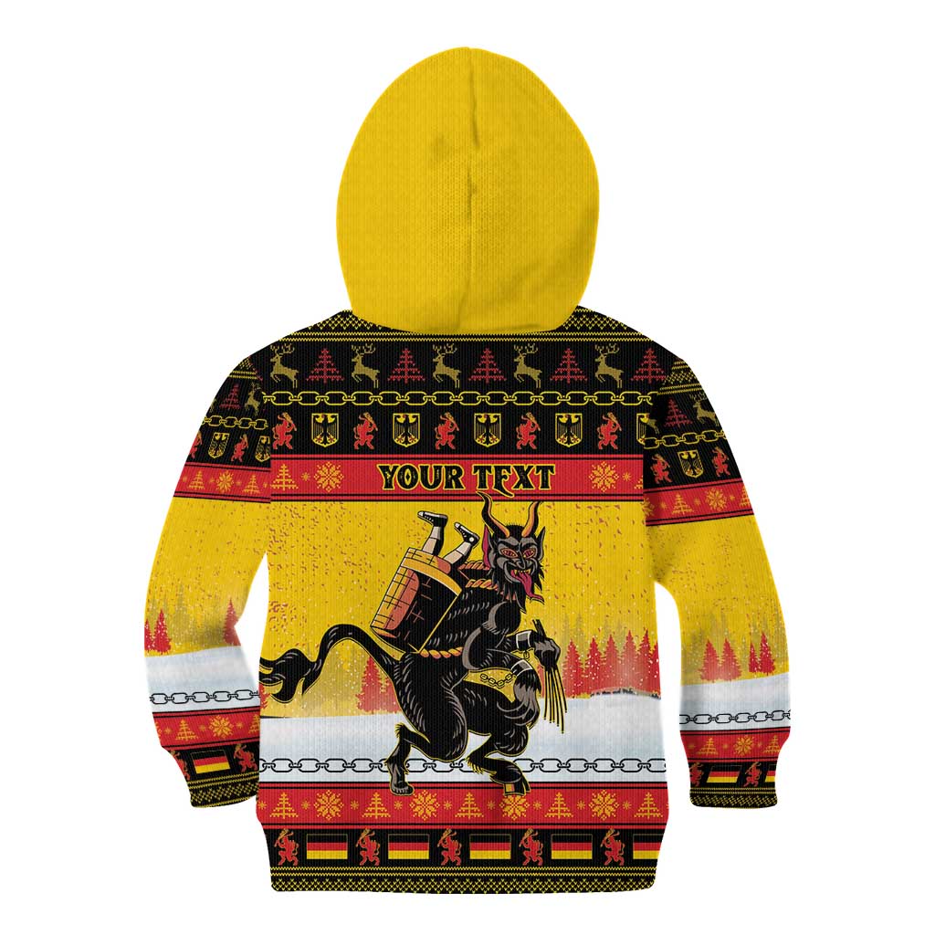 Personalised Germany Christmas Kid Hoodie Merry Krampus - Wonder Print Shop