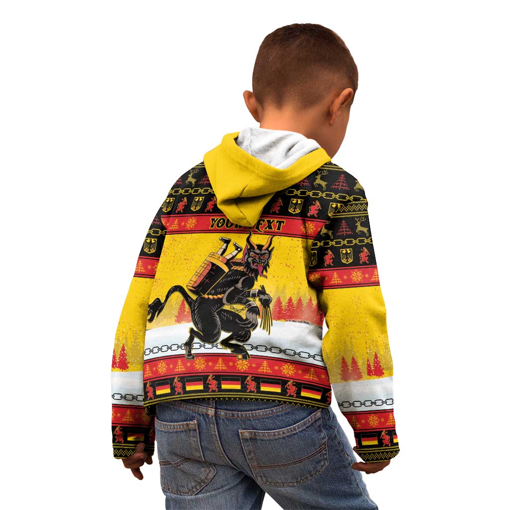 Personalised Germany Christmas Kid Hoodie Merry Krampus - Wonder Print Shop