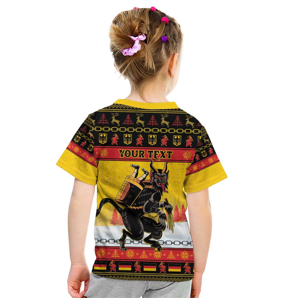 Personalised Germany Christmas Kid T Shirt Merry Krampus - Wonder Print Shop