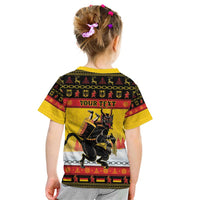 Personalised Germany Christmas Kid T Shirt Merry Krampus - Wonder Print Shop