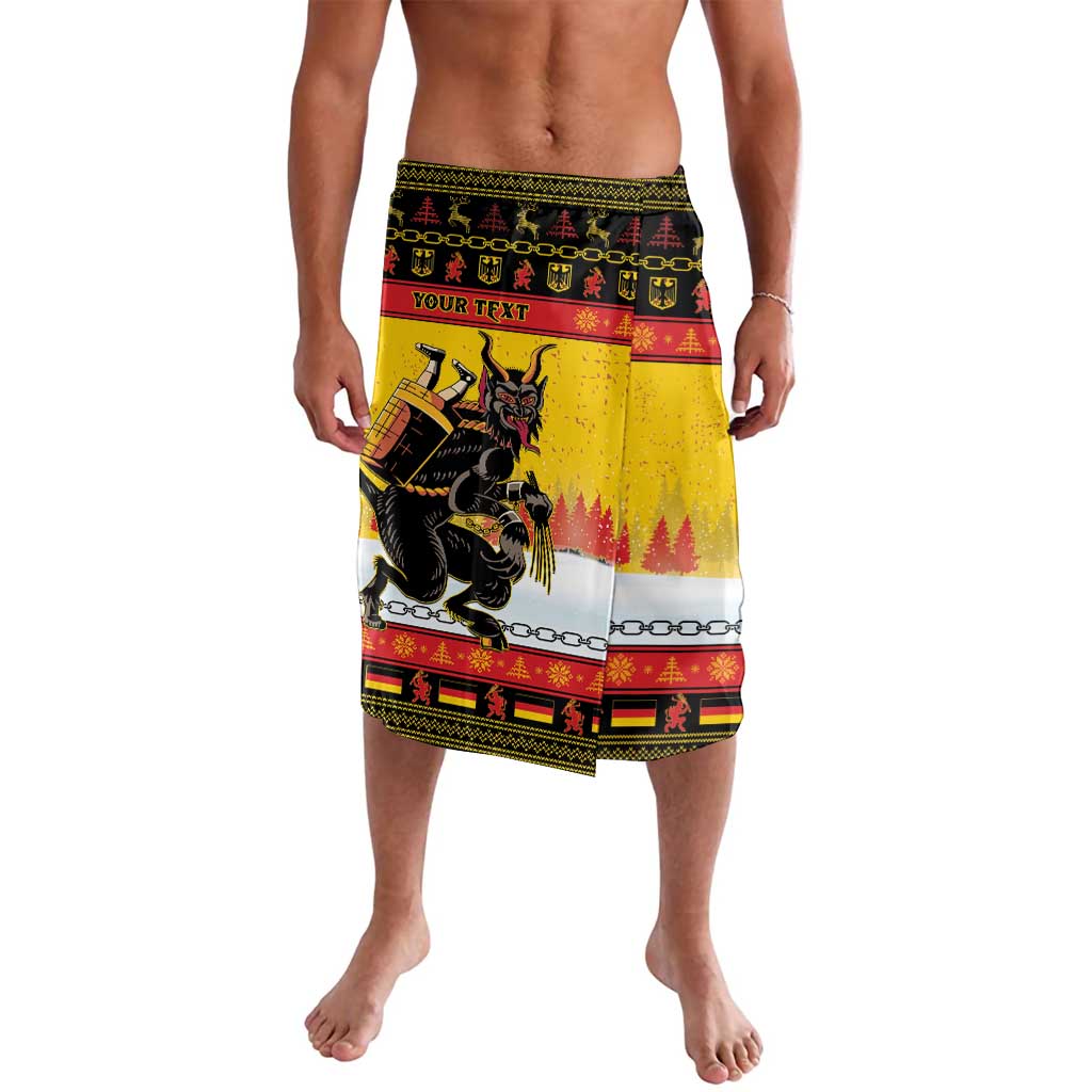 Personalised Germany Christmas Lavalava Merry Krampus - Wonder Print Shop