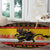 Personalised Germany Christmas Round Carpet Merry Krampus