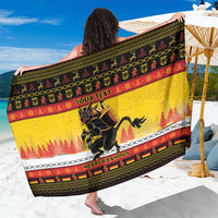 Personalised Germany Christmas Sarong Merry Krampus - Wonder Print Shop