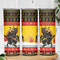 Personalised Germany Christmas Skinny Tumbler Merry Krampus - Wonder Print Shop