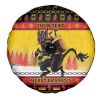Personalised Germany Christmas Spare Tire Cover Merry Krampus - Wonder Print Shop