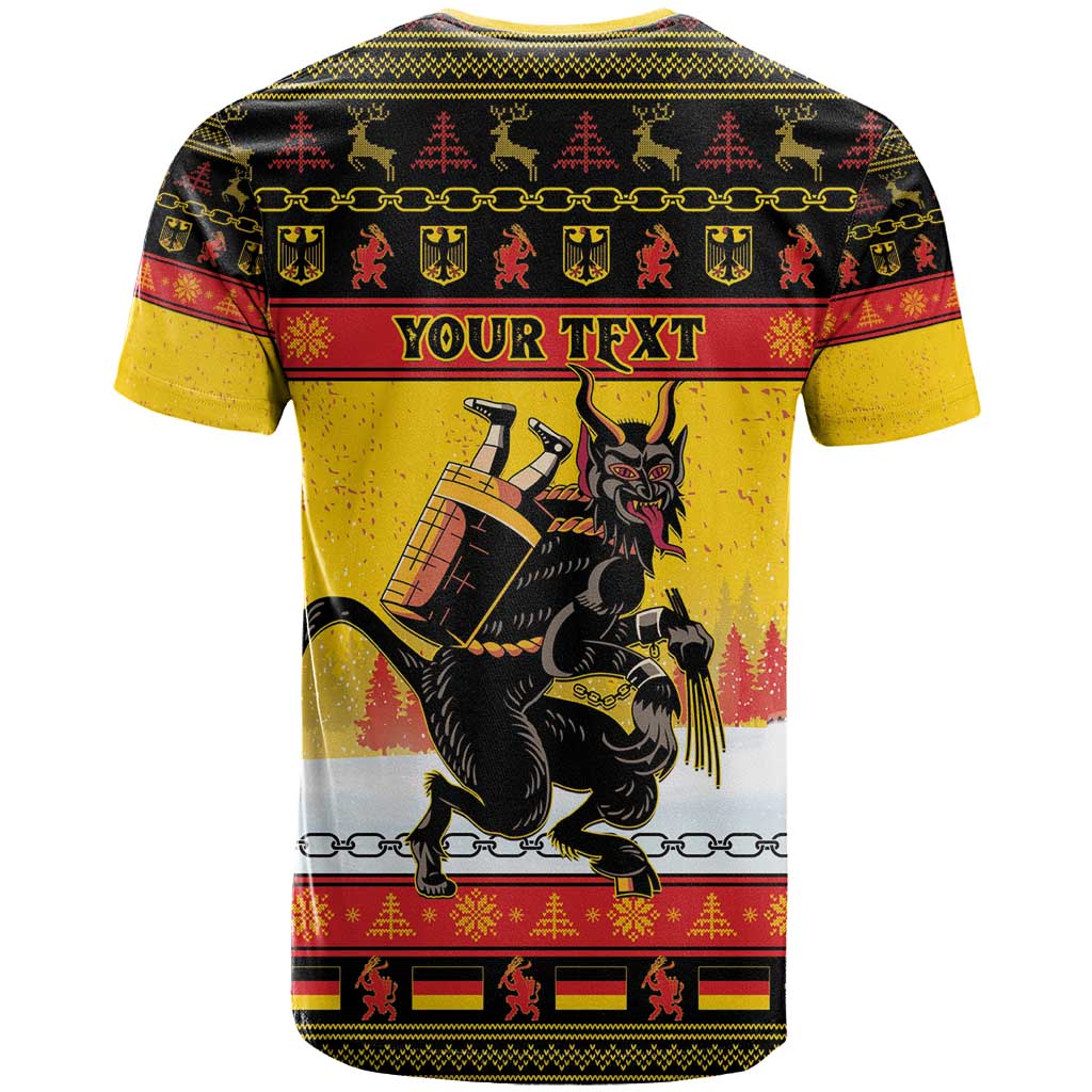 Personalised Germany Christmas T Shirt Merry Krampus - Wonder Print Shop