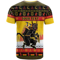 Personalised Germany Christmas T Shirt Merry Krampus - Wonder Print Shop
