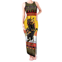 Personalised Germany Christmas Tank Maxi Dress Merry Krampus - Wonder Print Shop