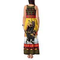 Personalised Germany Christmas Tank Maxi Dress Merry Krampus - Wonder Print Shop
