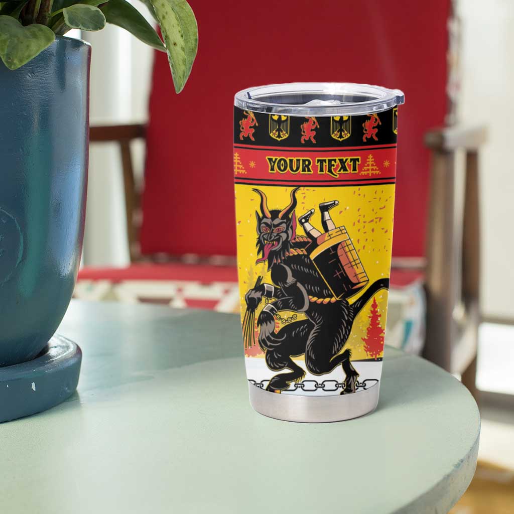 Personalised Germany Christmas Tumbler Cup Merry Krampus - Wonder Print Shop