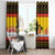 Personalised Germany Christmas Window Curtain Merry Krampus - Wonder Print Shop