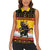 Personalised Germany Christmas Women Sleeveless Polo Shirt Merry Krampus - Wonder Print Shop