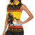 Personalised Germany Christmas Women Sleeveless Polo Shirt Merry Krampus - Wonder Print Shop