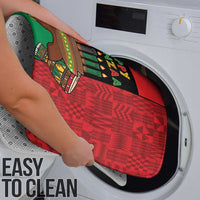 Happy Kwanzaa Bathroom Set Kinara With Kente Pattern - Wonder Print Shop