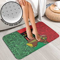 Happy Kwanzaa Bathroom Set Kinara With Kente Pattern - Wonder Print Shop